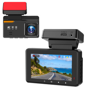 Grabadora de Conducción 4K HD Transfronteriza para <span class=keywords><strong>Amazon</strong></span>, WiFi, GPS, Doble Lente, Ángulo de 170°, Detección de Colisiones, Video Delantero y Trasero, Detección de Movimiento - Product Image 4