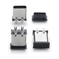 Connecteur de prise USB Type-C ultra durable en laiton et LCP, 14 broches, résistant à la corrosion, blindé