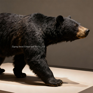 スチールアニマトロニクス現実的なクロクマモデルリアルな屋内/屋外装飾博物館 & 野生生物展示会 - Product Image 4