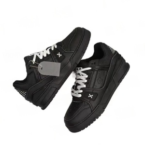 Luxury Designer Men Leather Flat Shoes High-quality Men Woman Casual Shoes Lightweight Sports Running Shoes Skateboarding Shoes - Product Image 3