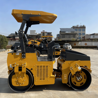 Compacteur à double tambour hydraulique vibrant pour l'entretien routier, moteur Changchai YD360H, pompe Hengli