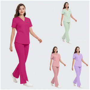 42389 Uniformes médicaux personnalisés importés <span class=keywords><strong>pour</strong></span> femmes, vêtements professionnels élégants et stylés <span class=keywords><strong>pour</strong></span> l'hiver - Product Image 1