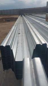 0,7 0,8 0,9 1mm Hoja de cubierta de metal para piso Cubierta de acero corrugado galvanizado para construcción de estructuras de acero - Product Image 4