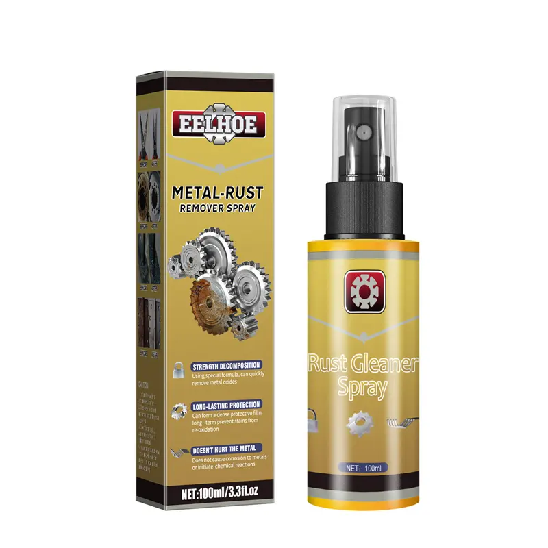 Eelhoe Metalen-Roest Remover Spray Rvs Ontroesten Decontaminating Keuken Pot Bodem Auto Roest Remover Cleaner Spray