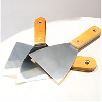 Couteau à plâtre flexible en acier inoxydable de 1 à 6 pouces pour peinture murale et enduit, idéal pour usage industriel et bricolage (vente en gros)