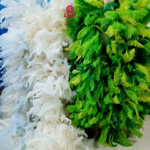 Écharpe en plumes d'autruche géante de 3,5 mètres, guirlande de plumes, <span class=keywords><strong>boa</strong></span> en plumes d'autruche pour spectacle de danse samba, scène, fête, spectacle - Product Image 2