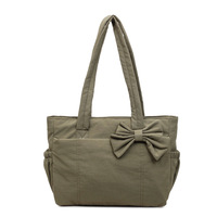 Nouveau sac bandoulière en forme de veste, sac fourre-tout à nœud grande capacité, sac à bandoulière pour femme