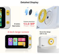 Kamera deteksi pintar Android MTK, dengan perangkat bicara AI cerita dan perangkat belajar prasekolah untuk penggunaan luar ruangan