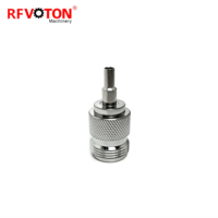 Connecteur à sertir femelle de type N pour câble RG316 RG174 LMR100, connecteurs coaxiaux RF en stock, fourni par l'usine