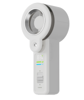 Ventilateur portable intelligent rechargeable avec réservoir d'eau magnétique amovible de 3000 mAh, pulvérisation puissante à 100 vitesses, petit ventilateur silencieux
