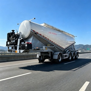 Semi-<span class=keywords><strong>remorque</strong></span> silo à poudre en vrac à 4 essieux, grande capacité, pour le transport de matériaux de construction, Ghana, Port de <span class=keywords><strong>Tema</strong></span> - Product Image 5