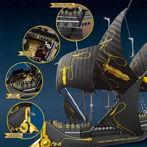 Reobrix 66022 1421PCS Bateau <span class=keywords><strong>pirate</strong></span> en blocs de construction, ensemble de construction à assembler pour garçons, briques de modèle, jouets pour enfants, cadeau - Product Image 4