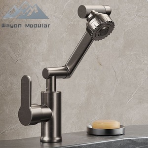 <span class=keywords><strong>Rubinetto</strong></span> per Lavabo Wayon Golden Maple Leaf Monocomando Caldo/Freddo <span class=keywords><strong>con</strong></span> Valvola in Ceramica - Product Image 1