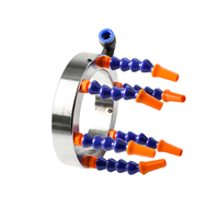 Buse annulaire de refroidissement HYCNC pour machine-outil CNC et broche de découpe de pierre, composant de tuyau de pulvérisation en acier inoxydable et nylon