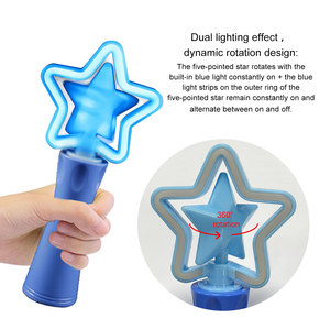Tragbarer 9-Zoll Blinkender Neon-Sternstab für Themenpartys, Hochzeiten, Musikfestivals und Events - Product Image 5