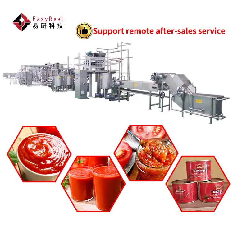 Small Mashed Canned Tomato Sauce Pulp Processing Plant Making Equipment and Machine Maker