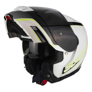 Casco Modulare Scorpion Exo 3000 Air Bianco e Nero Taglia S in Policarbonato per Moto - Product Image 1