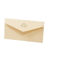 Enveloppes de cartes d'invitation personnalisées de mariage, lot de 50, en papier artisanal luxueux, impression à chaud de Logo, cartes de vœux