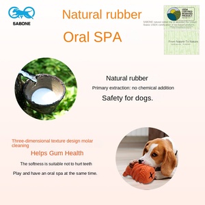 Yaratıcı DIY Pet oyuncak küçük hayvan diş temizleme çiğnemek ananas Elf desen silika silikon kauçuk köpek eğlence için - Product Image 3