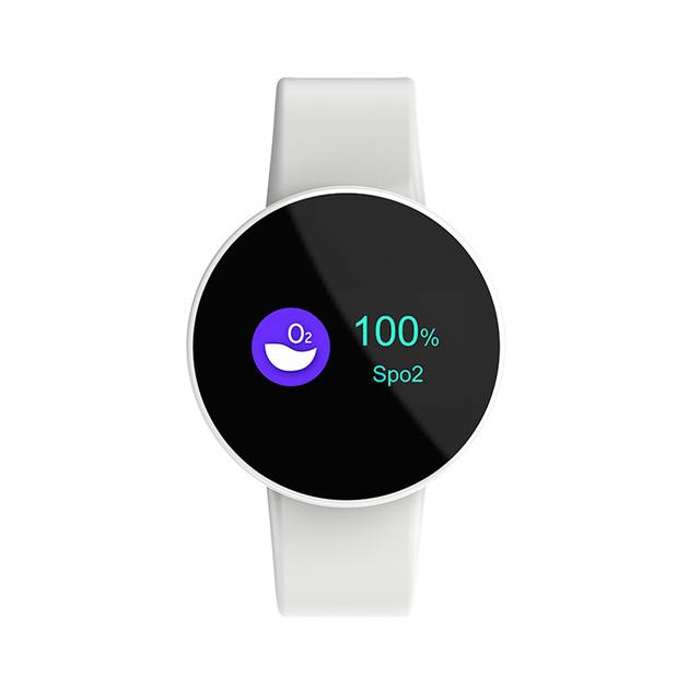 Hot Product Round Fashion Couple Detection Color Screen Monitor Smart Watch With Blood Pressure and Heart Rate