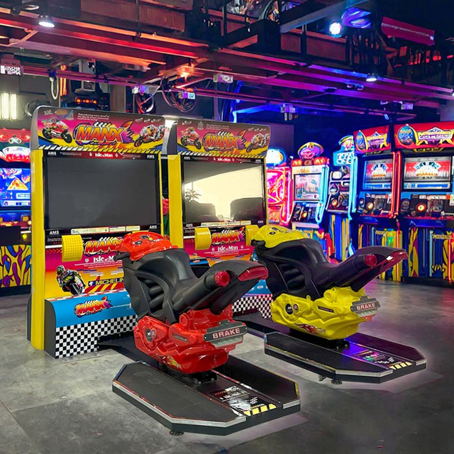 Luxury Motor Racing Motorcycles Game Simulator Coin-Operated Arcade for Indoor Amusement