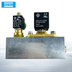 Conjunto de Válvula Solenoide Atlas Copco 1649800391, Piezas Metálicas para Compresores Industriales - Product Image 1