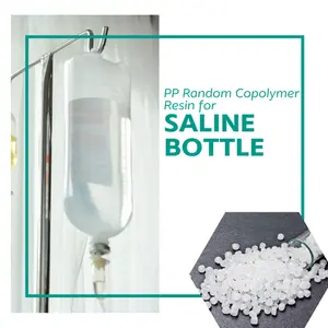 Polypropylene resin with good impact resistance, good clarity and low impurity for saline bottle with ISBM Process