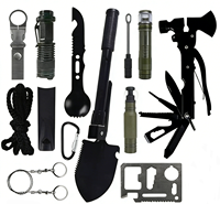 Kit de survie pour aventures en plein air, équipement de camping, outils de survie, sac de survie, équipement de survie en milieu sauvage, mini kit d'outils