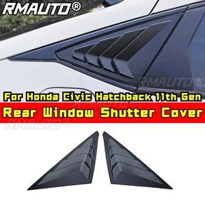 Cubierta de persiana para ventana trasera lateral de coche, kit de carrocería para Honda Civic Hatchback de 11ª generación, accesorios para coche - Product Image 1