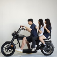 Entrepôt USA : Motos Électriques Deux Places pour Adulte 4000W Citycoco E Chopper Sans Batterie