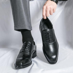 2025 New Hot Sale Business Oxford Man <b>Dress</b> Shoes High quality handmade Men Leather Shoes Men's Casual <b>Dress</b> Shoes Walking Style - Product Image 5