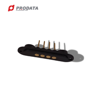 Connecteur Pogo personnalisé 1-6 broches, étanche IP67, connexion filaire magnétique RF pour charge d'alimentation, matériau cuivre 5V/12V 3A