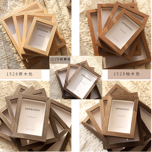Arte de pared de diseño Simple de madera maciza de alta calidad, regalo DIY, caja de sombra de Australia, marcos de madera profunda, vidrio para paisajes, temas de flores - Product Image 6