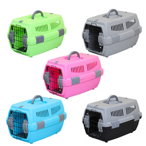 Portable Respirant En Plastique Pet Voyage <span class=keywords><strong>Transport</strong></span> Cage Transporteurs Flight Case avec Slings pour Chien ou <span class=keywords><strong>Chat</strong></span> Voyage - Product Image 4