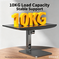 Nuevo Soporte para Monitor, Base Estable de Poste Simple, para Monitores de Oficina de 13-32 Pulgadas, Inclinación, Giro y Rotación Ajustables, Aleación de Acero, VESA 75/100mm