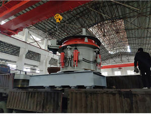 เครื่องบดหินคุณภาพสูง 100 ตันต่อชั่วโมง แบบกรวย HP100 พร้อมระบบไฮดรอลิกหลายกระบอกสูบ และเครื่องบดหินแบบกรวย Pe 600X900 - Product Image 3