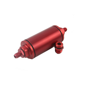 Filtro de Combustible de 58 mm con Interfaz AN6 AN8 AN10 para Modificación y Mejora de Automóviles, Rojo - Product Image 1