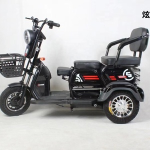 Tricycle électrique à trois places pour adultes, véhicule de loisirs urbain à batterie - Product Image 5