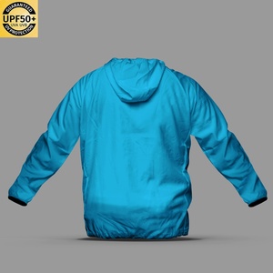 Veste coupe-vent légère pour homme, couleur unie, protection solaire UPF50, respirante, vêtements de sport d'extérieur, vêtements décontractés - Product Image 6
