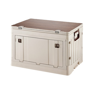 Multifunctional Outdoor Storage Box 60L 70L With <b>Table</b> Top For Camping Car Home Use - Product Image 5