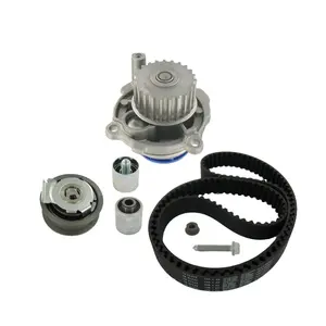 Timing Belt Kit with Water Pump fit for AUDI A3 Sportback VKMC012221 N0150833 Timing belt Set Tensioner Pulley 06B121011L