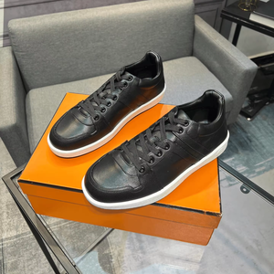 Baskets décontractées pour hommes, élégantes pour le quotidien, en cuir massif, avec amorti de soutien, forme stable et durabilité accrue - Product Image 1