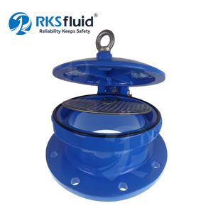 Manufacturer DN100 DN150 PN16 Cast Iron Flap Valve with Resilient Seat and Screen Check Structure - Product Image 4