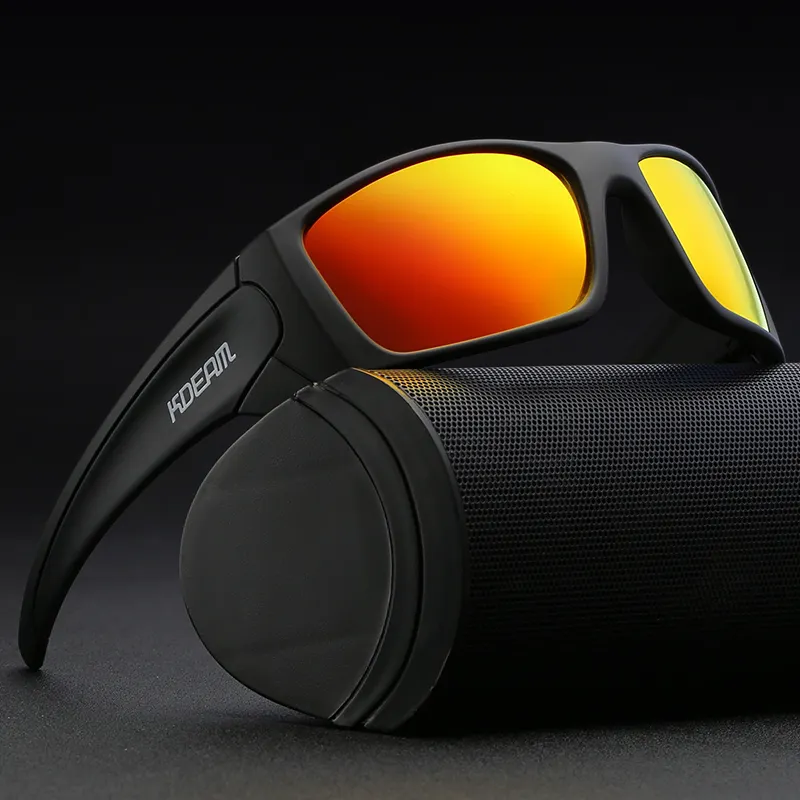 KDEAM – lunettes de soleil polarisées rectangulaires pour hommes, sport de plein air, cyclisme, nouvelle collection