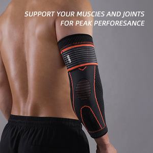 VBOSi 2137 Al por mayor, Soporte <span class=keywords><strong>de</strong></span> <span class=keywords><strong>codo</strong></span> antideslizante y transpirable con soporte <span class=keywords><strong>de</strong></span> brazo completo, Manga <span class=keywords><strong>de</strong></span> compresión para el <span class=keywords><strong>codo</strong></span> para hombres y mujeres, para el <span class=keywords><strong>codo</strong></span> <span class=keywords><strong>de</strong></span> <span class=keywords><strong>tenista</strong></span> - Product Image 4