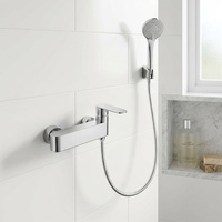 Nouveau design en laiton robinet mural douche eau chaude et froide mitigeur salle de bain ensemble de douche