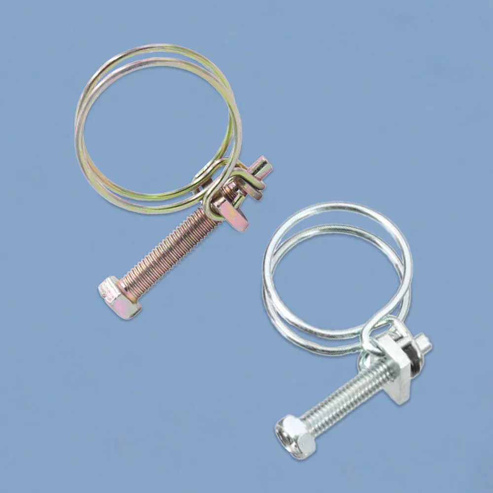 ISO ống kim loại Clip 304 dày ống Clip Ống thẻ đôi dây ống Clip cáp ống nước kẹp đường kính 10-115mm