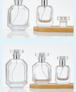 Bottiglia di profumo di <span class=keywords><strong>vetro</strong></span> Spot all'ingrosso 100ml 50ml baionetta bottiglia di <span class=keywords><strong>acqua</strong></span> Spray trasparente materiale di cristallo bottiglia poligono - Product Image 5