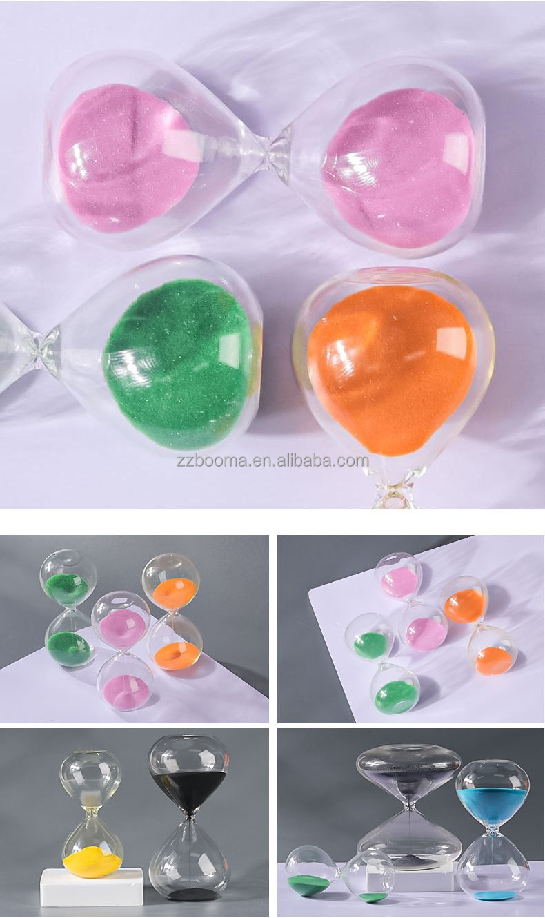 Clessidra Da 1 Minuto In Vetro Con Sabbia - Alta 8,8 Cm, Diametro 2,5 Cm - Timer 60 Secondi Per Cucina, Giochi E Relax - 2