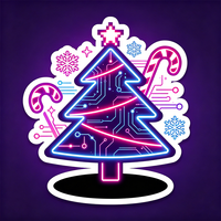 Autocollant décoratif superposé pour sapin de Noël Haoxuan, directement de l'usine, pour emballage cadeau festif de Noël, décoration de vacances, usage saisonnier